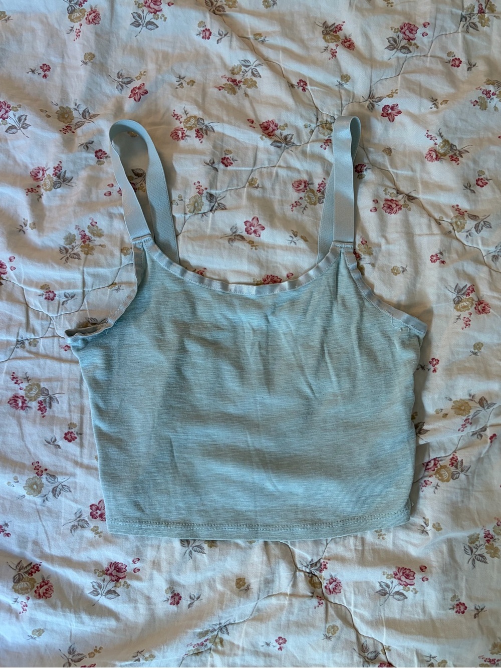 Garage Teal Women's Cropped Tank Top